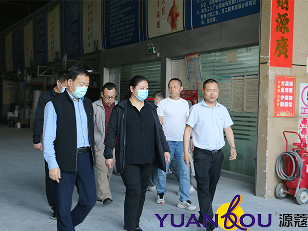 河南寧陵縣王縣長蒞臨廣東奢蔻新材料